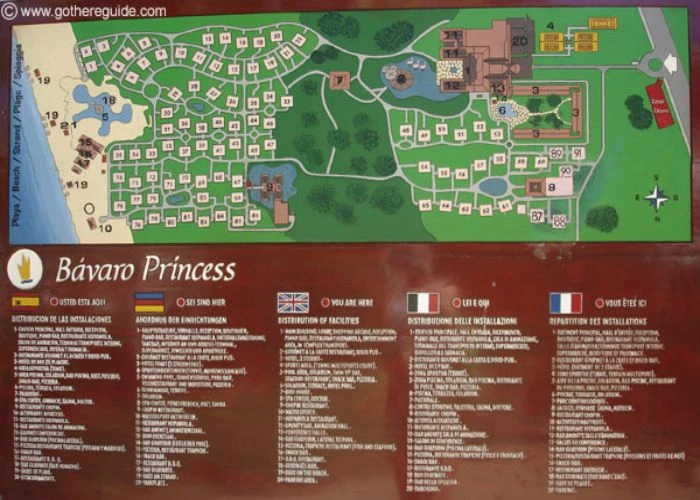 Map Punta Cana Princess